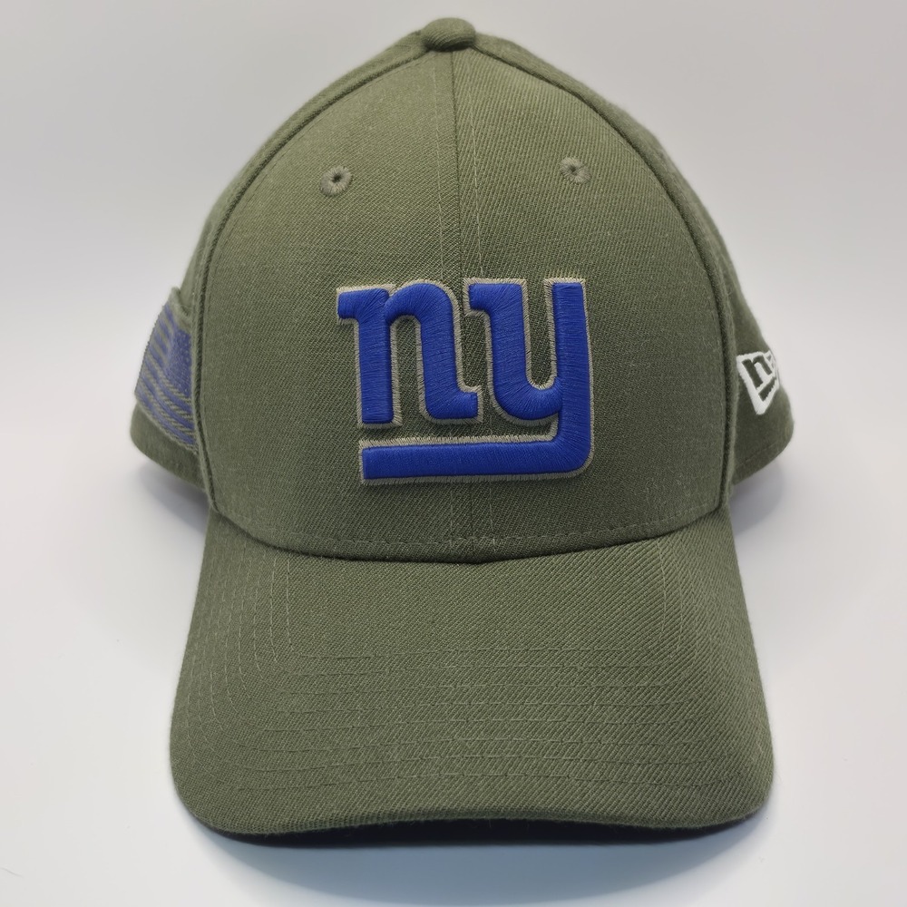 New Era 39THIRTY New York Giants NFL Olive Green Hat Military Salute to Service